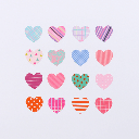 BANDE Washi Tape Heart Deux