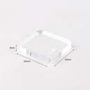 BGM Clear Acrylic Grid Stamp Block Small