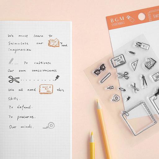 BGM Clear Stamp Stationery