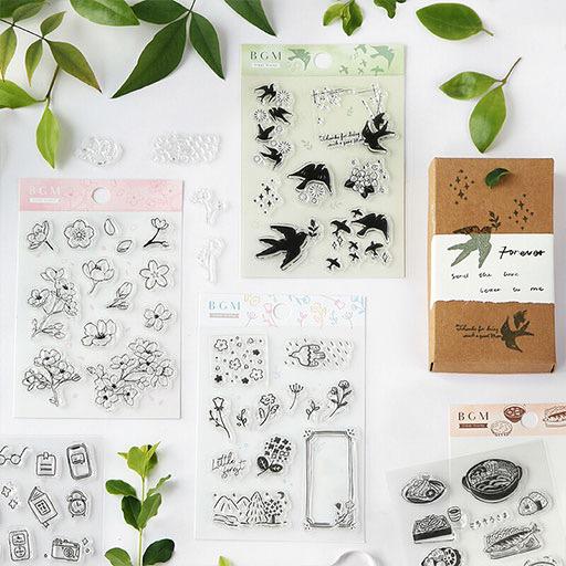 BGM Clear Stamp Swallow