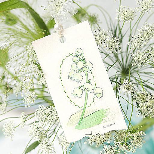 BGM Deco Sticker Decoration Green Blossom Flower