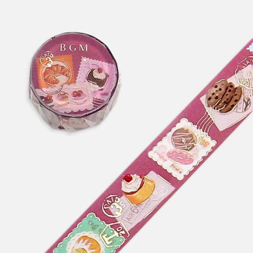BGM Foil Washi Tape 20mm Post office Sweets