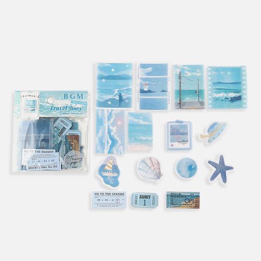 BGM Travel Diary Deco Sticker Ocean