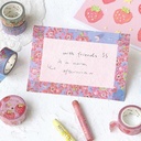 BGM Washi Tape 15mm Moon Flower