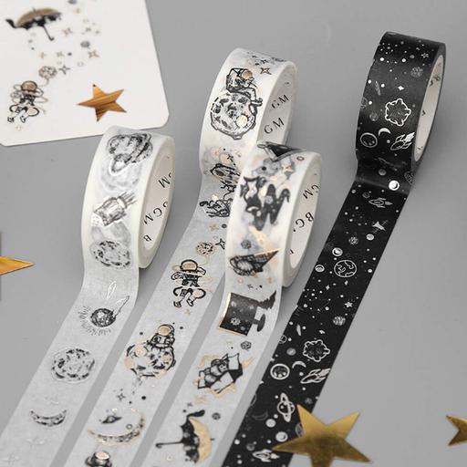 BGM Washi Tape 15mm White Noon Dream