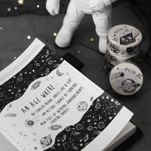 BGM Washi Tape 15mm White Noon Dream