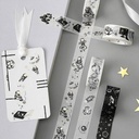 BGM Washi Tape 15mm White Noon Dream