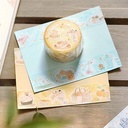 BGM Washi Tape 20mm Blue Sky Tea Time