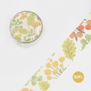 BGM Washi Tape 20mm Green Leaves