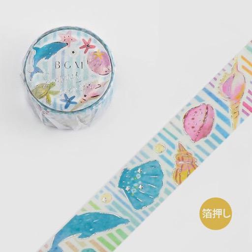 BGM Washi Tape 20mm Ocean treasure