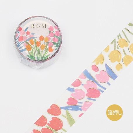 BGM Washi Tape 20mm Spring Flower