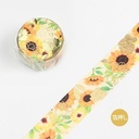 BGM Washi Tape 20mm Sunflower