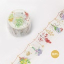 BGM Washi Tape 30mm Dried Flowers