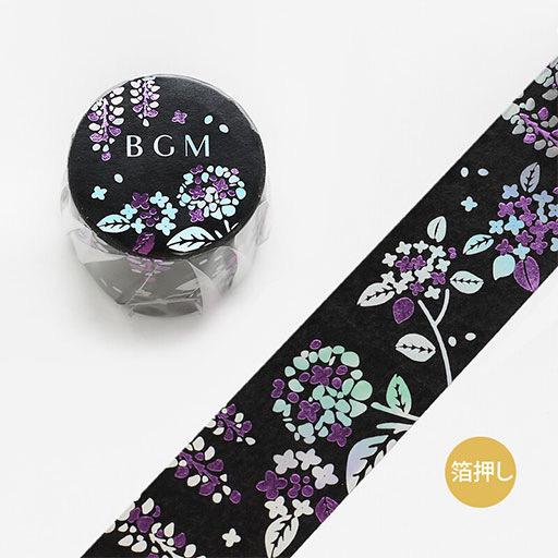 BGM Washi Tape 30mm Night Wisteria Viole