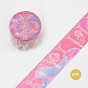 BGM Washi Tape 30mm Pink Jellyfish