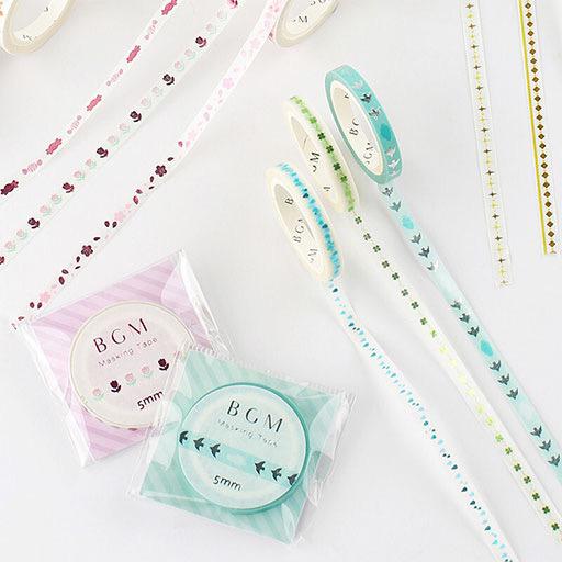 BGM Washi Tape 5mm Candy
