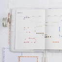 BGM Washi Tape Foil Stamping 5mm Blocks Green