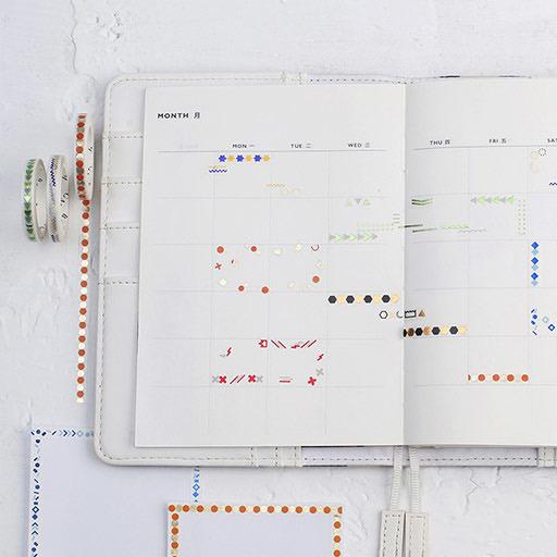 BGM Washi Tape Foil Stamping 5mm Gold