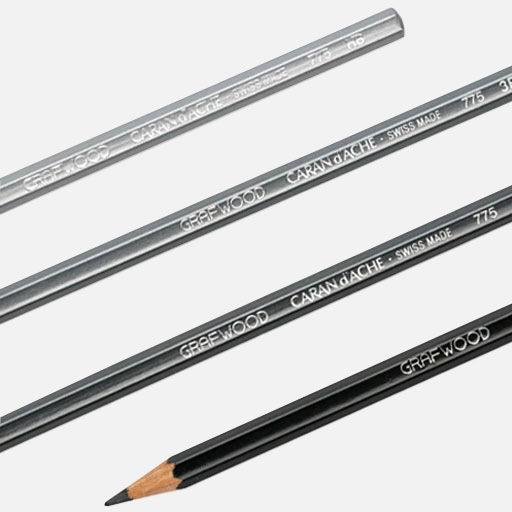 CARAN D'ACHE Grafwood Graphite Pencil 8B