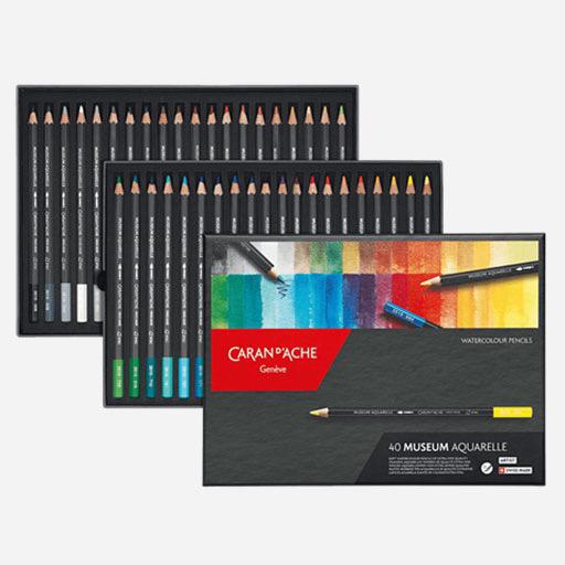 CARAN D'ACHE Museum Aquarelle Watercolor Pencil Set x 40
