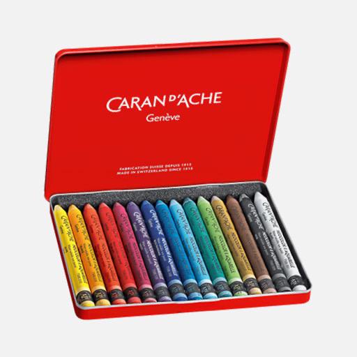 CARAN D'ACHE Neocolor II Water-Soluble Wax Pastel Set x 15