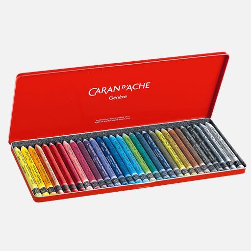 CARAN D'ACHE Neocolor II Water-Soluble Wax Pastel Set x 30