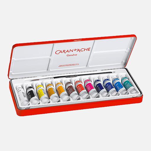 CARAN D'ACHE Studio Gouache 10ml Set x 12