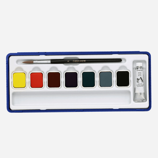 CARAN D'ACHE Studio Gouache Pan Set x 8
