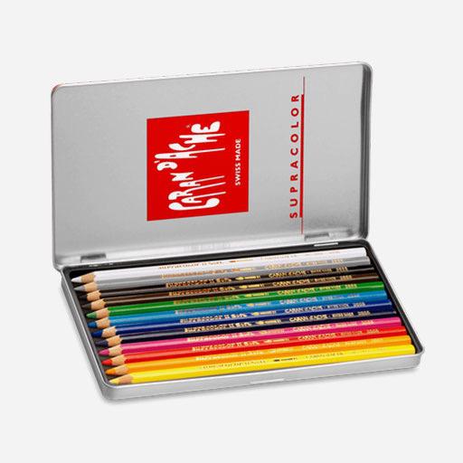 CARAN D'ACHE Supracolor Soft Watercolor Pencil Set x 12