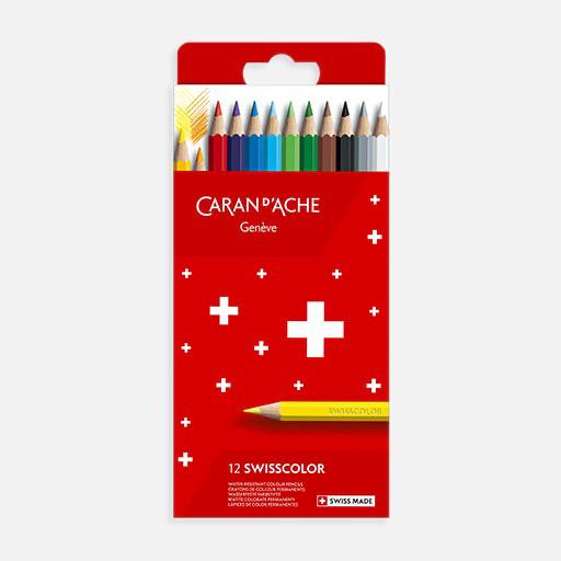 CARAN D'ACHE Swisscolor Color Pencil Set x 12