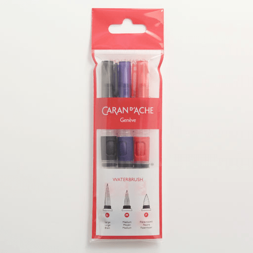 CARAN D'ACHE Water Brush Set x 3