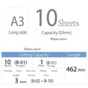 CARL 10-Sheet Rotary Paper Trimmer A3