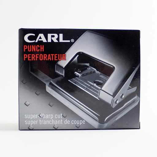 CARL 100XL 2-Hole Paper Punch Black