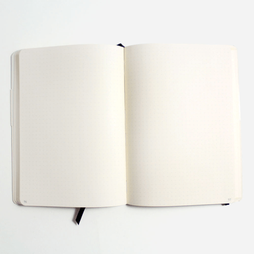 CLAIREFONTAINE Age Bag Thread-Bound Dot Bullet Journal 90gsm A5 x 96 Tobacco