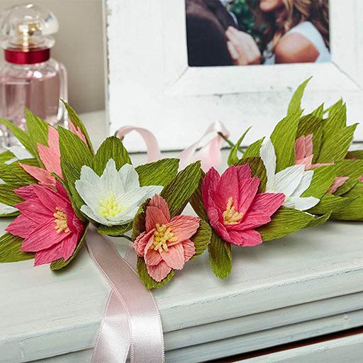 CLAIREFONTAINE Crepe Paper Flower Crown
