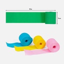 CLAIREFONTAINE Fireproofed Crepe Paper Roll Spring Set 5cm x 10m x 4