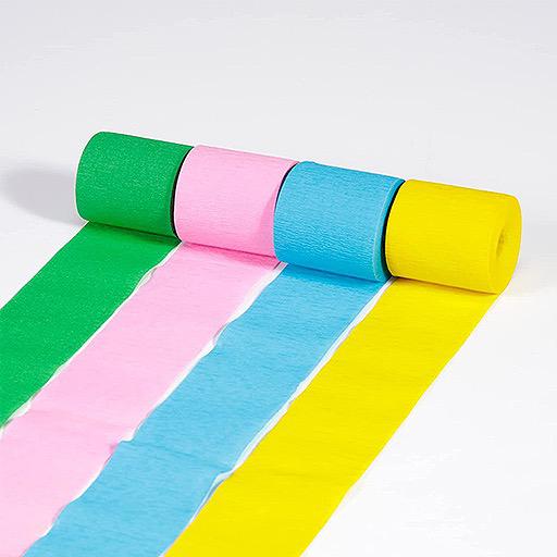 CLAIREFONTAINE Fireproofed Crepe Paper Roll Spring Set 5cm x 10m x 4