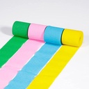 CLAIREFONTAINE Fireproofed Crepe Paper Roll Spring Set 5cm x 10m x 4