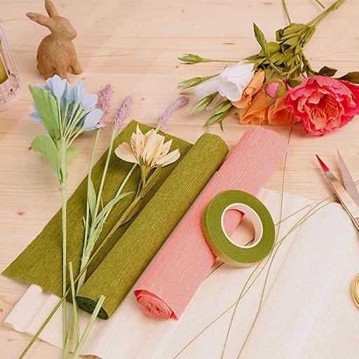 CLAIREFONTAINE Florist Pastel Crepe Paper Roll 25cm x 100cm x 10