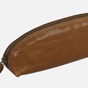 CLAIREFONTAINE Flying Spirit Triangular Pen Case Cognac