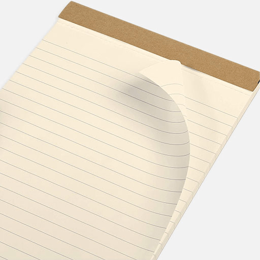 CLAIREFONTAINE Flying Spirit White Lined Notepad 90gsm A5 x 70