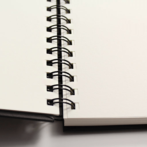 CLAIREFONTAINE Goldline Ivory Paper Landscape Spiral Sketchbook 140gsm A4 x 64