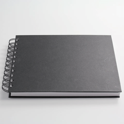 CLAIREFONTAINE Goldline White Paper Landscape Spiral Sketchbook 140gsm A5 x 64