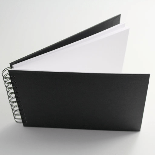 CLAIREFONTAINE Goldline White Paper Landscape Spiral Sketchbook 140gsm A5 x 64