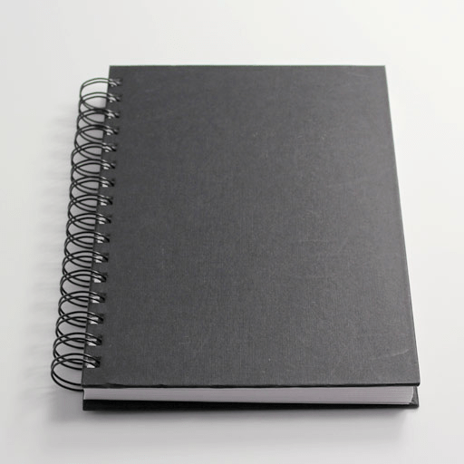 CLAIREFONTAINE Goldline White Paper Portrait Spiral Sketchbook 140gsm A5 x 64