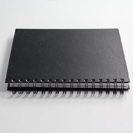 CLAIREFONTAINE Goldline White Paper Portrait Spiral Sketchbook 140gsm A5 x 64