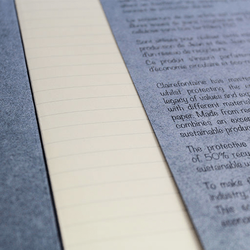 CLAIREFONTAINE Jeans Lined Notebook 90gsm A6 x 48