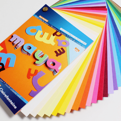 CLAIREFONTAINE Maya Color Paper 185gsm A4 x 25 Black