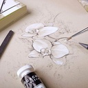 CLAIREFONTAINE Paint On Natural Mix Media Paper Pad 250gsm A5 x 30