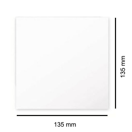 CLAIREFONTAINE Pollen Card 210gsm (W)135mm x (L)135mm x 25 Intensive Pink